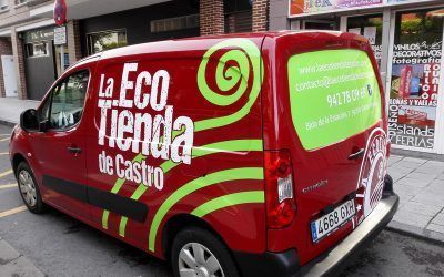 Rotutek Rotulación de Vehículos en Bilbao Bizkaia Furgoneta La Ecotienda de Castro