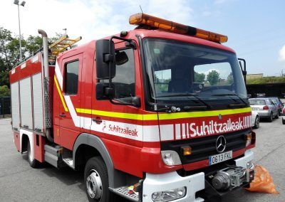 Rotulacion Camion Bomberos Bizkaia Bilbao