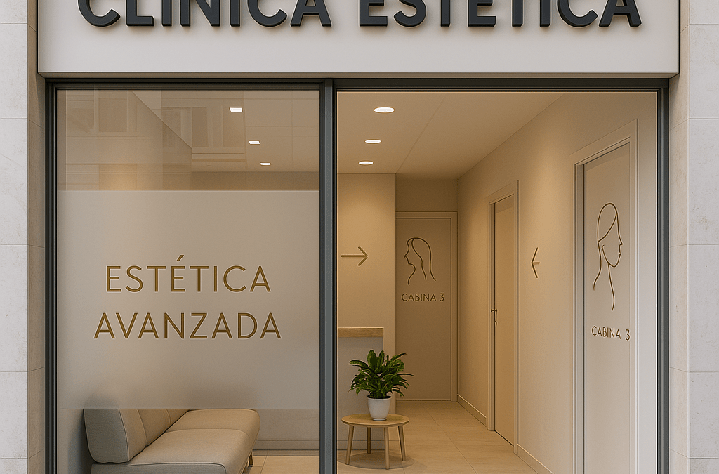 Señalética y rotulación para clínicas de estética avanzada