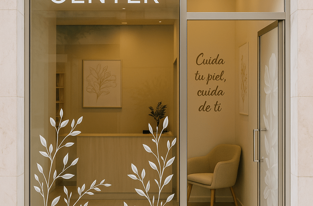Vinilos decorativos para centros de estética