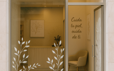 Vinilos decorativos para centros de estética