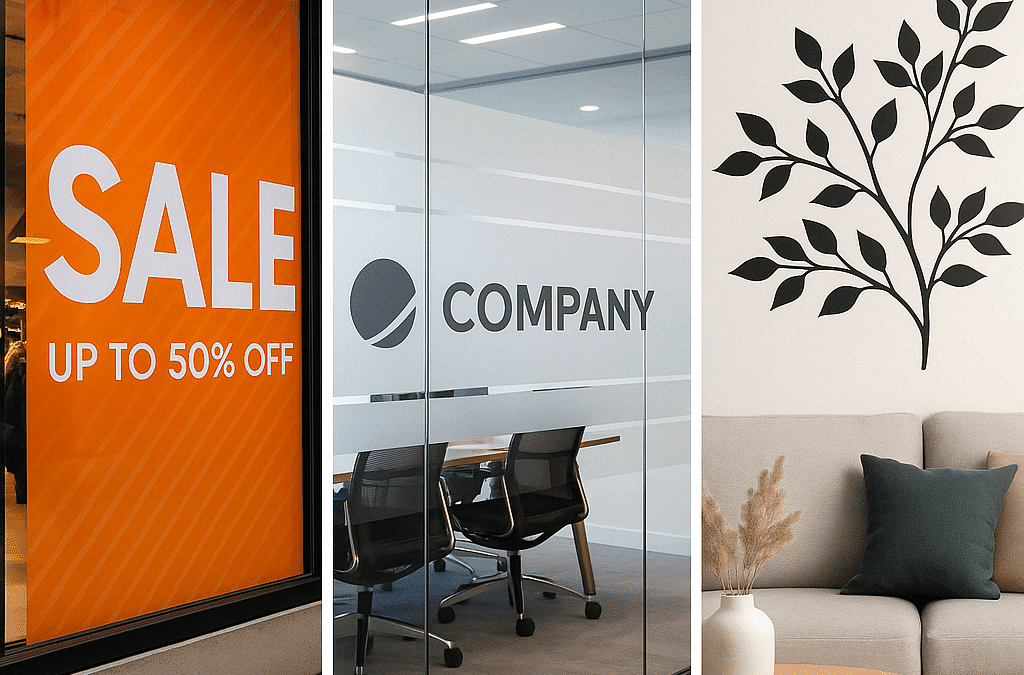 Decoración con Vinilos: Transforma Comercios, Oficinas y tu Hogar
