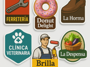 Pegatinas de vinilo personalizadas